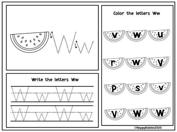 Alphabet: Trace and Color 3 – A Creative Font for Learning