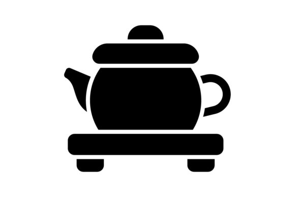 Chinese New Year Teapot Solid Color: A Designer's Festive Vector Asset