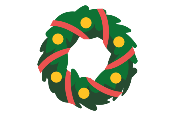 Christmas Wreath Color Icon: A Designer's Guide to Festive House Winter Assets