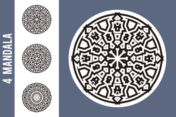 Color Mandala Set #2500: Versatile Vector Artistry