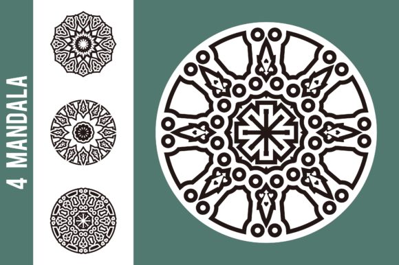 Color Mandala Set #2897: Versatile Vector Art for Every Project