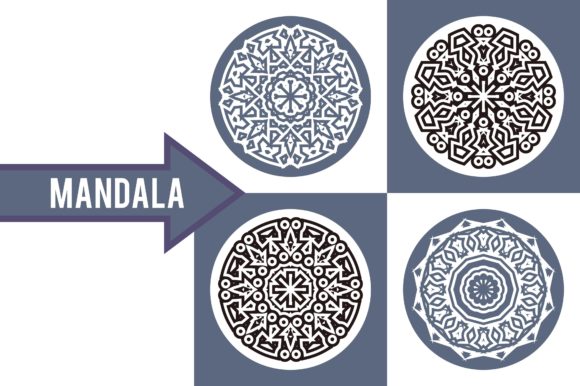 Color Mandala Set #3000: Your Go-To Vector Ornament