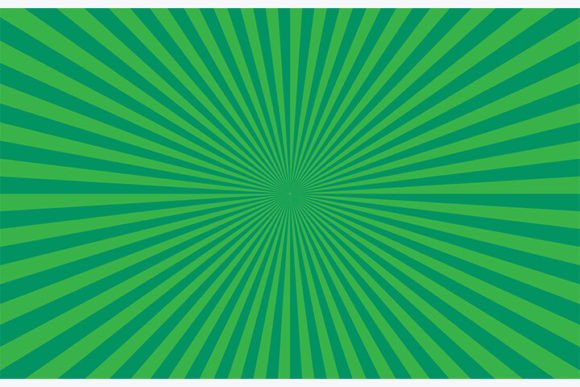 Green Sunburst Pattern: Designing with Radiant Energy