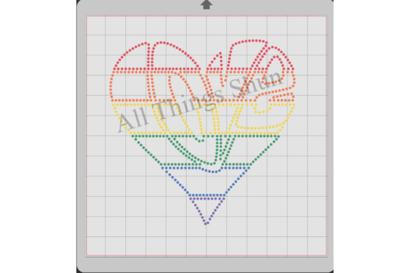 Love Multi Color Rhinestone Template: A Sparkling Guide to Application