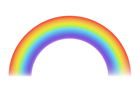 Rainbow Realistic Sun Effect Color Arch: A Designer's Guide to Iridescent Typography