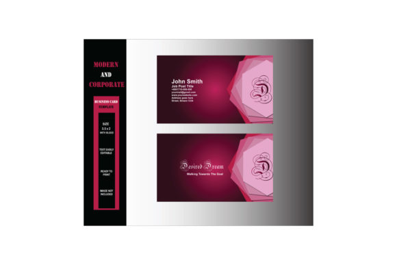 Red Color Business Card Template: A Bold Statement for Modern Brands