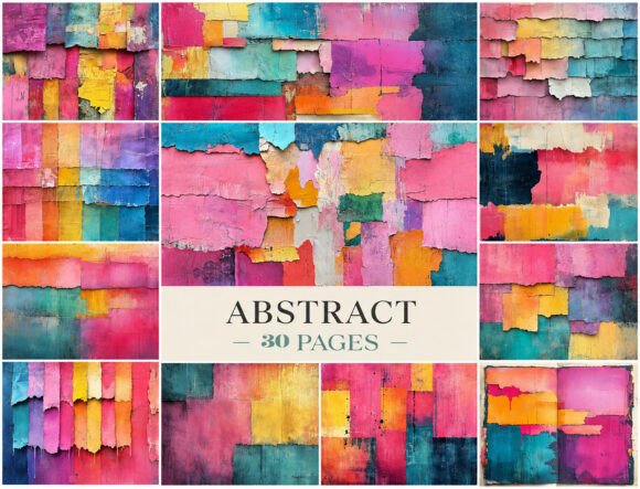 Unlock Modern Creativity with Vibrant Abstract Color Blocks Textures