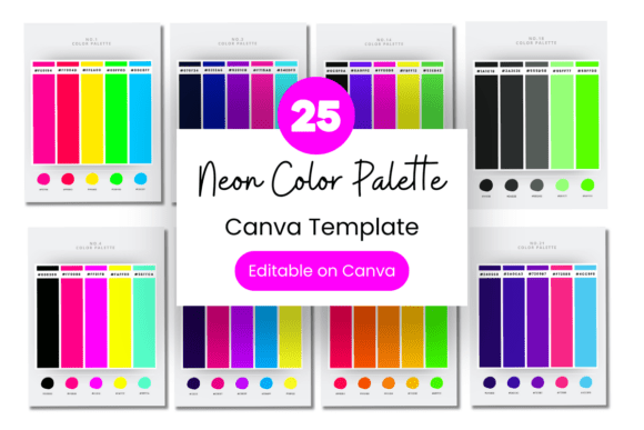 Why a Neon Color Palette with Hex Codes is a Brand Game-Changer